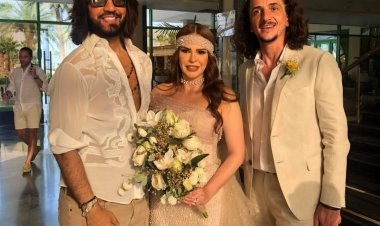 الصور الأولى من حفل زفاف الفنانة دنيا عبدالعزيز فى مدينة نويبع