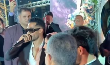 على أنغام «مافيا».. محمد رمضان يشعل حفل زفاف ابنة مدحت العدل