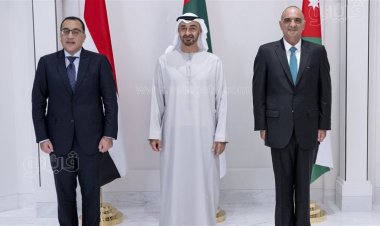 محمد بن زايد يستقبل رؤساء حكومتي مصر والأردن لإعلان مبادرة الشراكة الصناعية التكاملية