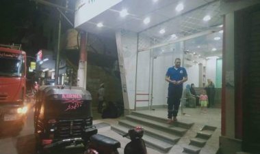 سقوط أسانسير مستشفى خاص بطنطا