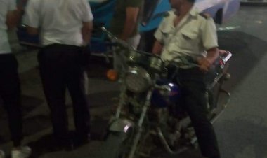 مصرع فتاتين وإصابة شاب فى حادث تصادم سيارة نقل بدراجة نارية بمصر القديمة