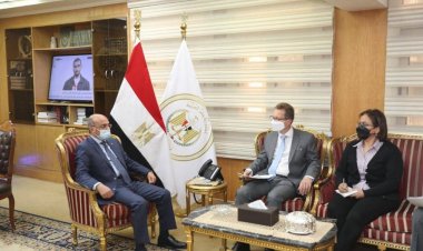 وزير العدل يبحث مع السفير الألماني بالقاهرة سبل التعاون بالمجال القضائي