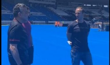 قبل ساعات من النهائي.. مسئولو بعثة الأهلي يتفقدون ملعب محمد الخامس| فيديو  