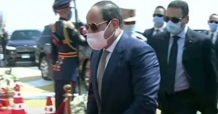 الرئيس السيسي يصل مقر افتتاح مشروع «مستقبل مصر»