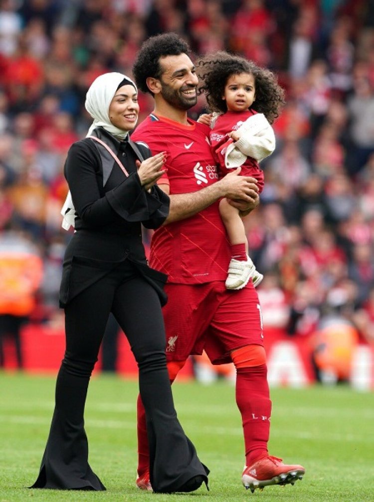 سر رشاقة زوجة محمد صلاح التي ظهرت عليها