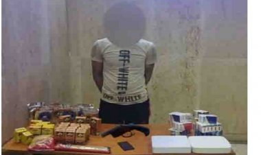 ضبط مسجل خطر وراء سرقة 3 متاجر بحلوان