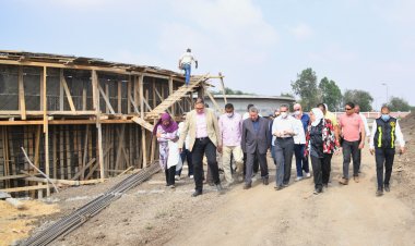 محافظ الغربية يتفقد مشاريع التطوير والرصف بمركز بطنطا 