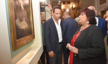 بالصور.. وزيرة الثقافة تفتتح معرض الفن المصرى فى عشرينيات القرن الماضي