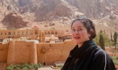 بالصور.. مي نور الشريف من سانت كاترين: «مصرية وأفتخر»