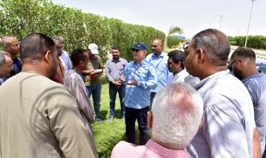 محافظ الأقصر يتفقد المنطقة الصناعية لمتابعة سير العمل بها