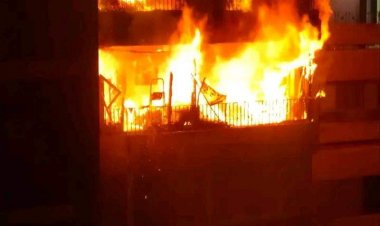 السيطرة على حريق داخل مخزن أسفنج فى منطقة الوراق دون إصابات