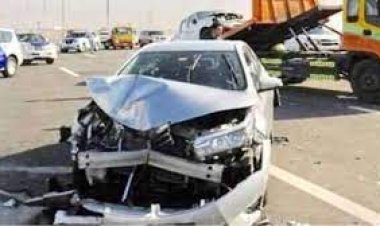 إصابة 4 أشخاص في حادث انقلاب سيارة بطريق (إسكندرية - الصحراوي)  