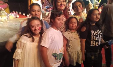 مسرح الشمس يستضيف ذوى الهمم من نادى العبور لمشاهدة مسرحية «كاندي كراش»