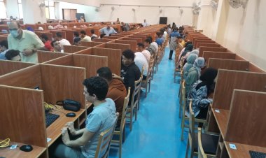 جامعة كفر الشيخ تجري الاختبارات الإلكترونية لطلاب الصيدلة والطب البيطري