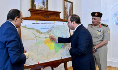 الرئيس السيسي يتابع مشروع «الدلتا الجديدة» لاستصلاح 2.8 مليون فدان
