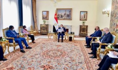 السيسي: موقف مصر ثابت للحفاظ على أمنها المائي وحق أبنائها في مياه النيل