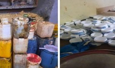 بالصور.. ضبط مصنع مستحضرات تجميل بدون ترخيص بالمرج