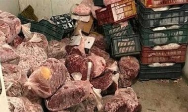 العثور على طن  لحوم فاسدة داخل مطعم شهير بعين شمس