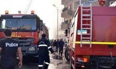 إخماد حريق داخل غرفة توزيع كهرباء فى العمرانية دون إصابات