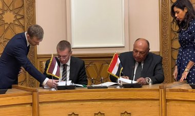 وزيرا خارجية مصر ولاتفيا يوقعان تعديل اتفاق التعاون في مجالي التعليم والعلوم