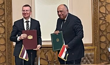 شكري: أزمة سد النهضة وحرب أوكرانيا أهم ما ناقشناه مع وزير خارجية لاتفيا