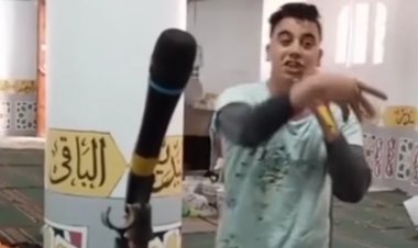 شاب يغنى ويرقص على «مهرجان شعبى» داخل مسجد.. ورواد: «لازم يتعاقب ويكون عبرة»