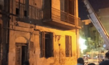 انهيار عقار وتصدع آخرين بطنطا