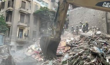 انهيار عقار وتصدع آخر في إمبابة