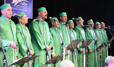 فرقة «الجازولية» تضئ سماء ساقية الصاوي بالقصائد الصوفية | صور