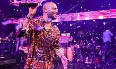 بالصور.. تامر عاشور يتألق في حفل غنائي بمدينة السلام