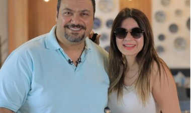 نجلاء بدر عن مراد مكرم: العشرة والقلب الطيب