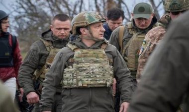 الرئيس الأوكراني يتعرض لإطلاق النار في لوجانسيك