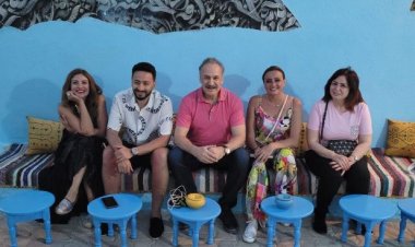 إلهام شاهين تقضي يوم سياحي في «جربة» برفقة حمادة هلال وبشرى وهيدي كرم