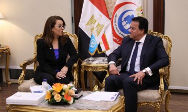 خالد عبدالغفار وغادة والي يبحثان التعاون في مكافحة الأمراض المعدية