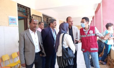 قافلة طبية مجانية بالتنسيق مع الهلال الأحمر المصري بقرية ظهر التمساح بإيتاي البارود 