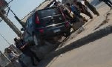 انقلاب سيارة ملاكي أعلى محور 26 يوليو| فيديو