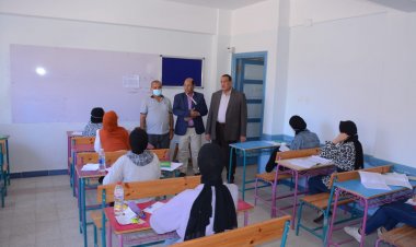 محافظ البحيرة يتفقد لجان امتحانات الثانوية العامة