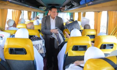 محافظ البحيرة يودع حجاج الجمعيات الأهلية على مستوى المحافظة