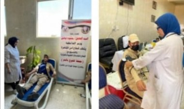 حملة للتبرع بالدم بمديرية أمن القاهرة