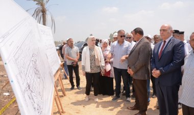 محافظ البحيرة يتفقد مشروع توسعات محطة معالجة صرف صحي شبرا خيت.. صور