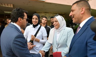 وزير الرياضة يستقبل أبطال الكاراتيه بعد فوزهم بـ ٧ ميداليات فى دورة ألعاب البحر المتوسط