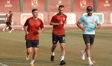مران الأهلي.. «عبد القادر» يعود للمشاركة ويبدأ تدريبات الجري