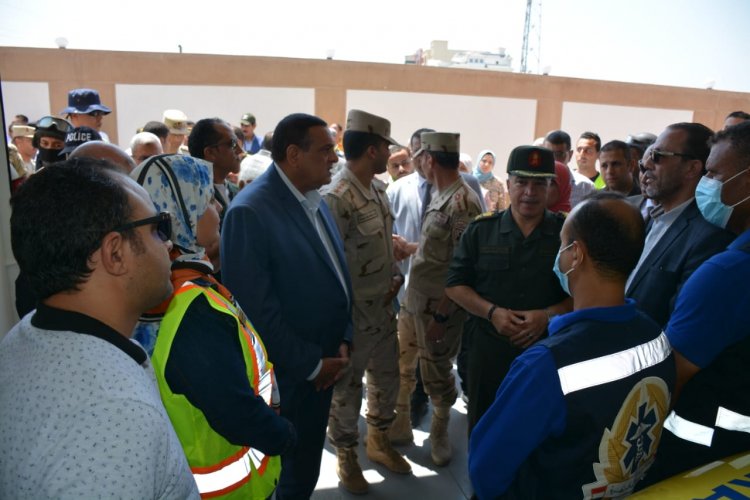 محافظ البحيرة ومساعد رئيس أركان حرب القوات المسلحة يتفقدان عددا من أعمال مبادرة «حياة كريمة»