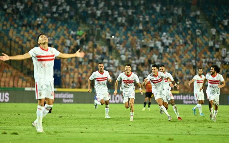 الزمالك يتقدم على المقاولون بهدف حسام عبد المجيد في الشوط الأول