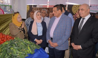 محافظ البحيرة يفتتح معرض المواد الغذائية واللحوم بالأسعار المخفضة برشيد