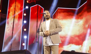 بالصور.. علي الحجار يشعل أجواء «المنارة أرينا» فى حفل كامل العدد