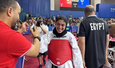 «أشرقت درويش» تحصل فضية جديدة لمصر في التايكوندو بدورة ألعاب البحر المتوسط