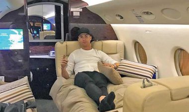 رونالدو يعرض طائرته الخاصة للبيع بسبب الرفاهية