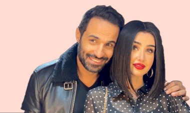 أحمد فهمي يهنئ زوجته هنا الزاهد على فيلم «بحبك»: دايما مكسرة الدنيا وناجحة