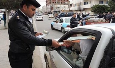 ضبط 2213 مخالفة مرورية خلال حملة أمنية بالقليوبية